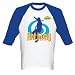 Wiggles Shirts - Anthony Silhouette Adult Baseball Jersey T-Shirt