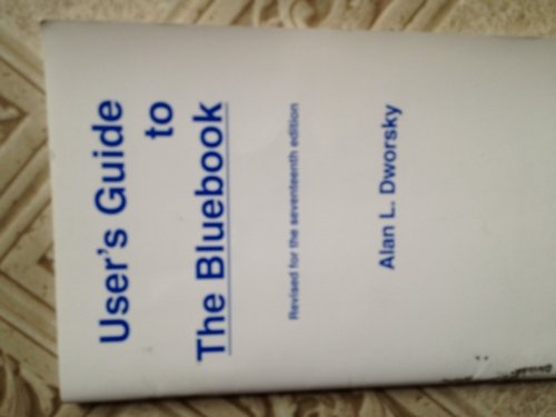 User's Guide to the Bluebook