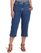 Not Your Daughters Jeans Womens Plus-Size Ariel Crop Jean
