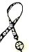 Boojee Beads Silver Paw Print Ribbon Lanyard ID Badge Reel