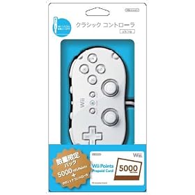 Wii �|�C���g �v���y�C�h�J�[�h 5000 + �N���V�b�N�R���g���[��