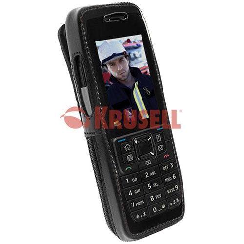Krusell Ledertasche Tasche für Nokia E51 E 51 inkl.CLIP