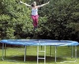 Produkt-Bild: Hudora Trampolin ohne Sicherheitsnetz 426 cm &Oslash;, 4 F&uuml;&szlig;e, belastb. bis 150 kg