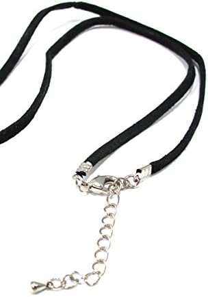 Handmade Starfish Art Glass Blown Sea Animal Figurine Pendant Necklace Jewelry - Black