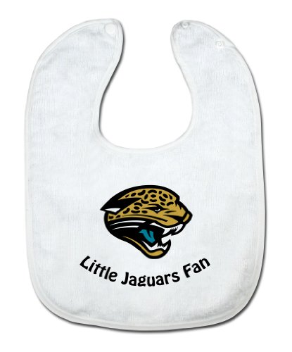NFL Jacksonville Jaguars White Snap Bib with Team Logo