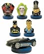 Batman mini bust plastic Capsule Toys vending set of 6