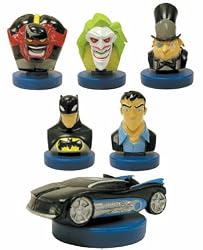 Batman mini bust plastic Capsule Toys vending set of 6