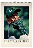 Sports Legends 2008 Deluxe Wall Calendar
