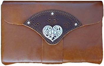 Forever Heart Leather Journal with Clasp Closure
