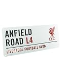 from Liverpool F.C. Official Liverpool FC Anfield Road L4 Metal Street Sign