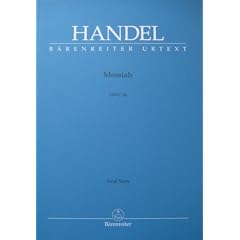 H�ndel Messias Hwv 56. Klavierauszug