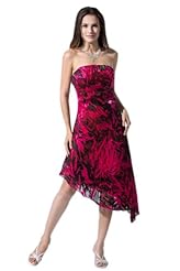 Strapless High-Low-Hem  Dress