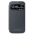 Samsung Original EF-CI950BBEGWW Flip Cover (kompatibel mit Galaxy S4) in schwarz