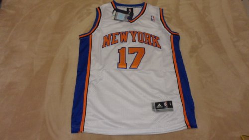 New York Knicks Authentic Jerseys #17 Jeremy Lin WHITE Basketball Jersey SIZE 50 (All are Sewn on