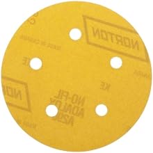 Norton A290 Hook-and-Loop Disc, Paper Backing, Aluminum Oxide, 5 Hole