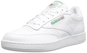 Reebok Men's Club C Sneaker,White,10 M