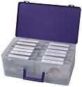 Advantus Cropper Hopper Photo Supply Case, Purple, 7-3/4-Inch-by-13-1/4-Inch-by-5-Inch
