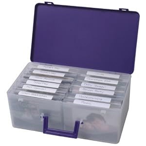 Advantus-Cropper-Hopper-Photo-Supply-Case-Purple-7-3-4-Inch-by-13-1-4-Inch-by-5-Inch