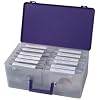 Advantus Cropper Hopper Photo Supply Case, Purple, 7-3/4-Inch-by-13-1/4-Inch-by-5-Inch