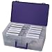 Advantus Cropper Hopper Photo Supply Case, Purple, 7-3/4-Inch-by-13-1/4-Inch-by-5-Inch