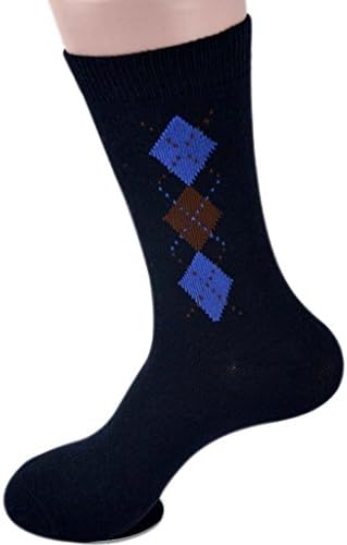 Valentine Men's Soft Pant Trouser Socks Medium Dark Blue