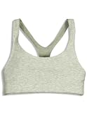CC Girl - Girls Racerback Sports Bra, Healthered Grey