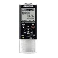 Olympus VN-8600PC - Digital voice recorder - flash 2 GB - WMA, MP3 - display: 1.61" - black, silver
