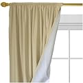 Roc-Lon Blackout Window Panel Pair - Satintone Ecru