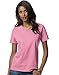 Hanes Women COMFORTSOFT Relax Fit V-Neck T-Shirt,Pink,X-Large