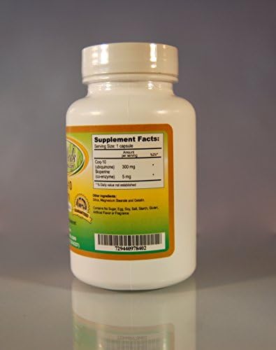 Favmeds CoQ-10 Q-10 coq10 CO Q10 co-Enzyme 300mg - Various Sizes. Made in USA (4 Bottles - 240 [4x60] Capsules)