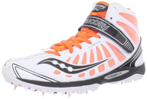 Saucony Men's Lanzar Jav Track Shoe,Orange/White/Black,10.5 M US Saucony Men's Lanzar Jav Track Shoe,Orange/White/Black,10.5 M US
