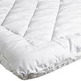 Hollander 300 Thread Count Dobby Gel Quilt Cluster Mattress Pad, King