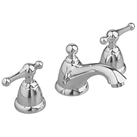 American Standard 2373.801.295 Enfield Two-Handle Widespread Lavatory Faucet with Speed Connect Drain and Metal Lever Handles, Satin Nickel