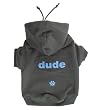 K9 Dude Hoodie For Dogs, Grey, Extra Large