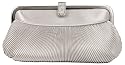 Satin Pleats, Metal Frame, Closure - Evening Bags - Yassmina (71 46149)