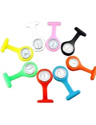 10 Pcs/Lot Hospital Nurses Pocket Watches Silicone Jelly Wholesale NEW