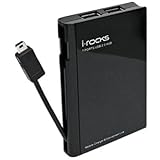 I-ROCKS IR-4660-BK 7 Ports USB2.0 Hub with Power adapter -Black