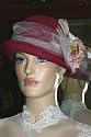 Flapper Hat Roaring Twenties Hat Style Design by Darna "Miss Marjo III"