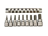 Review Teng  / Teng M3812 10 Piece Clip Rail Hex Key Socket Set Metric- 3/8in Square Drive
