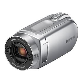 Samsung SMX-F34 Flash Memory Camcorder w/16GB Memory & 42x Intelli-Zoom (Silver)