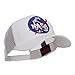 Lunar Landing NASA Patched Mesh Back Cap - White