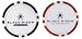 Black Widow Golf Ball Marker, Set of 2, Black Widow Logo