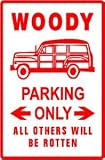 WOODY PARKING car classic collect hobby sign