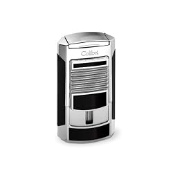Colibri T-Series Providence Black Lacquer / Polished Chrome Lighter - CB-QTR705501