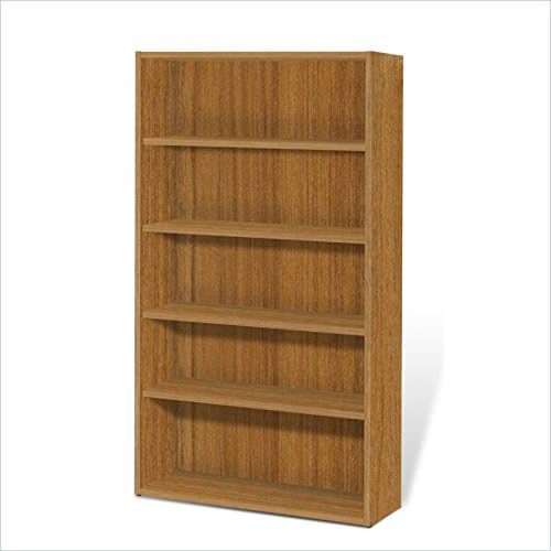 Jesper Office 2000 Collection 40" Bookcase in Teak w 4 Shelves