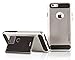 Caseguru Armor Guard Slim Fit Case for iPhone 6/iPhone 6S (4.7 Inch) [STAND FEATURE] - Silver