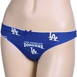 NCAA L.A. Dodgers Ladies Royal Blue Supreme Thong Underwear (X-Large)
