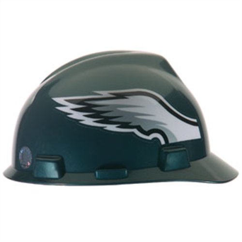 Hardhat - NFL Logo V-Gard Caps - 1-Touch Suspension (Philadelphia Eagles)