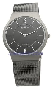 Skagen Charcoal Titanium Slim Mens Watch 233LTTM