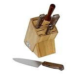 Chicago Cutlery Walnut Tradition 6-Piece Knife Set with Block